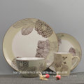 4PCS Floral Ornament Ceramic Dinnerware Set